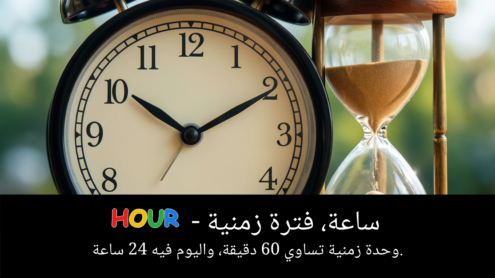 Arabic Illustration for hour